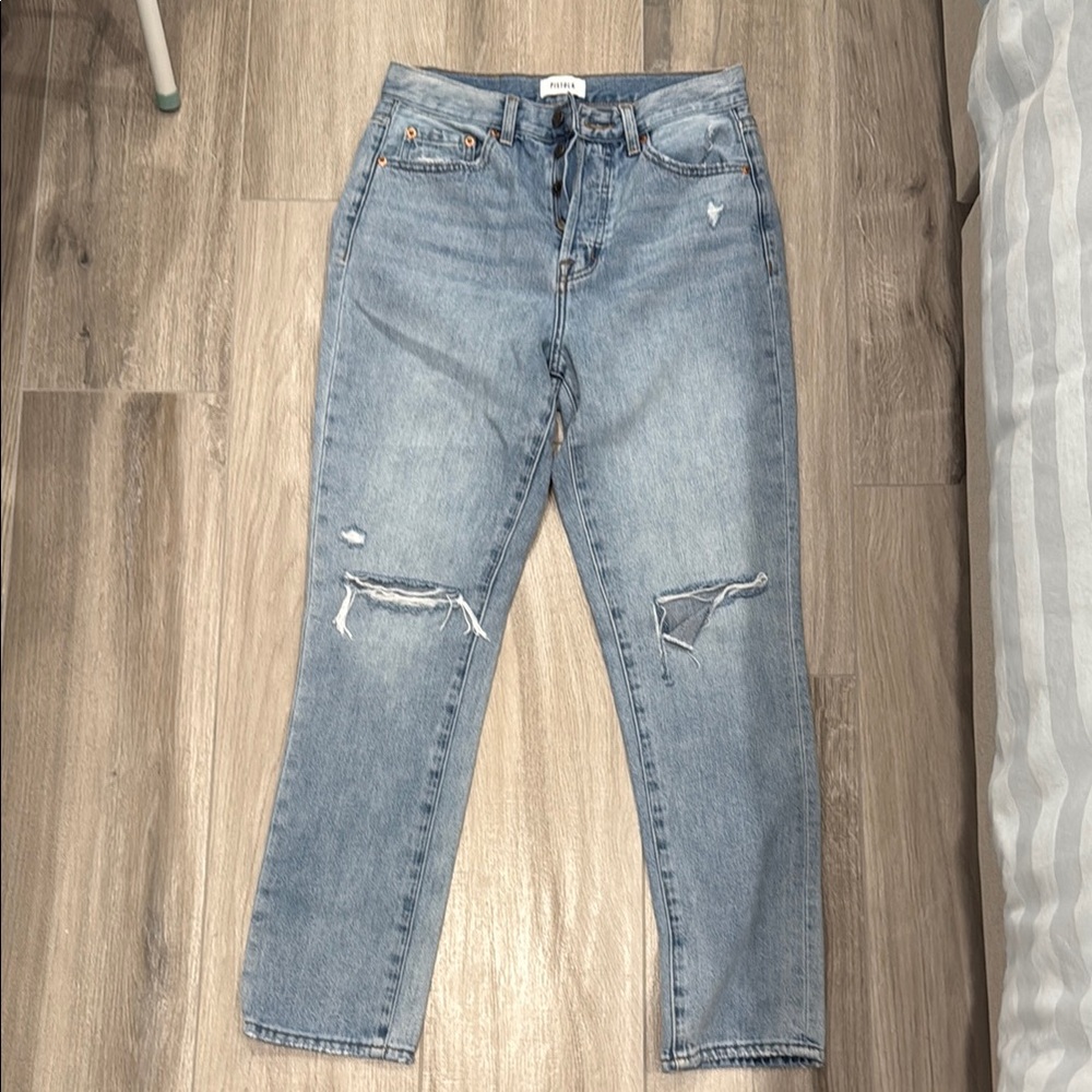 Pistola Blue Distressed Women's Jeans size 26